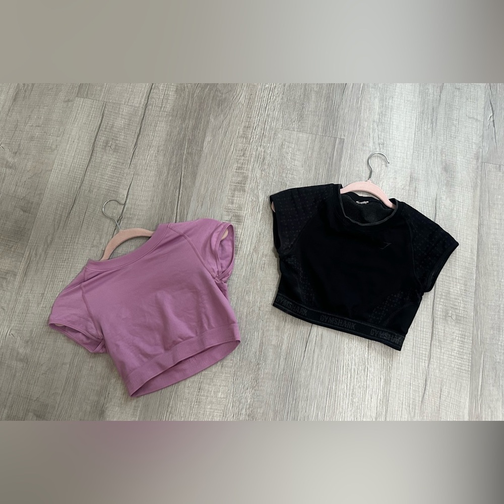COPY - Black and Purple Crop Tops